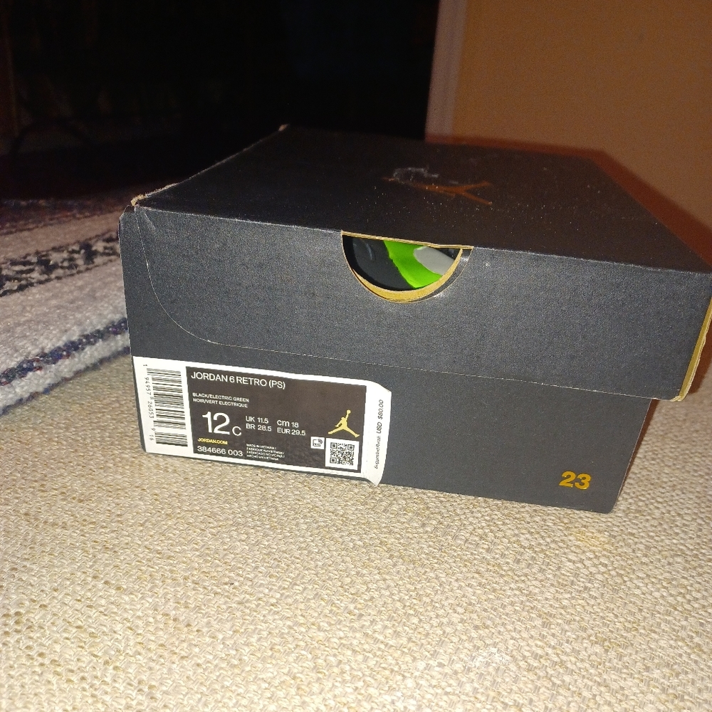 Little boys Jordan 6 retro